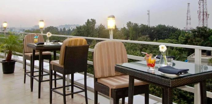 Terrace Party at sky lounge bar - svenska design hotel