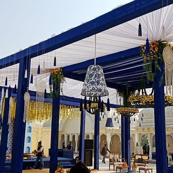 Seating Area of Shrine Events and Wedding Decorators