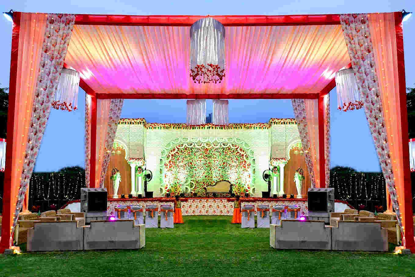 Ambience of Signature Banquet & Party Lawn