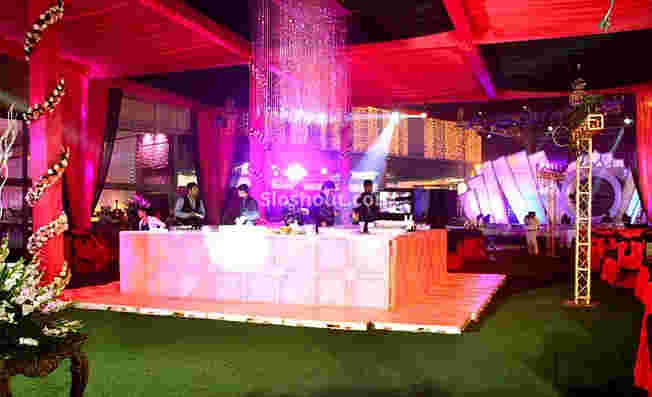 Bar Area at Seven Seas