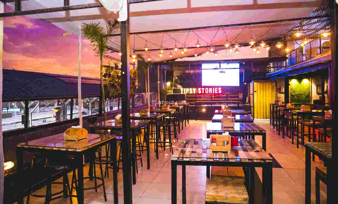 Birthday party at Tipsy Stories Rooftop Bar And Kitchen Jubilee Hills