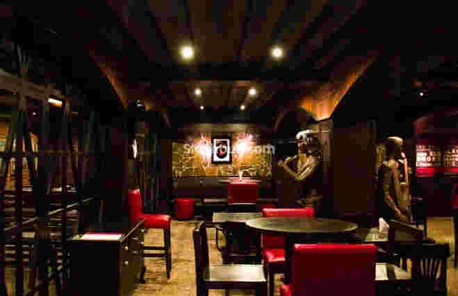 Interior of 1522 - the pub Malleshwaram