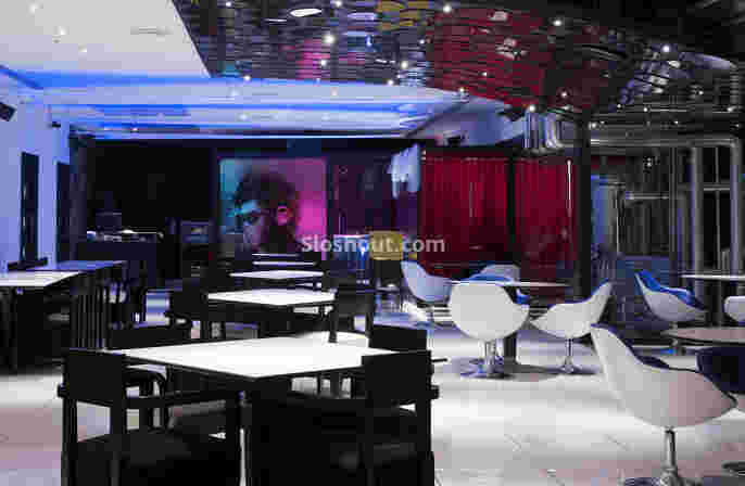 Interior of 3 monkeys brewpub Old Airport Road