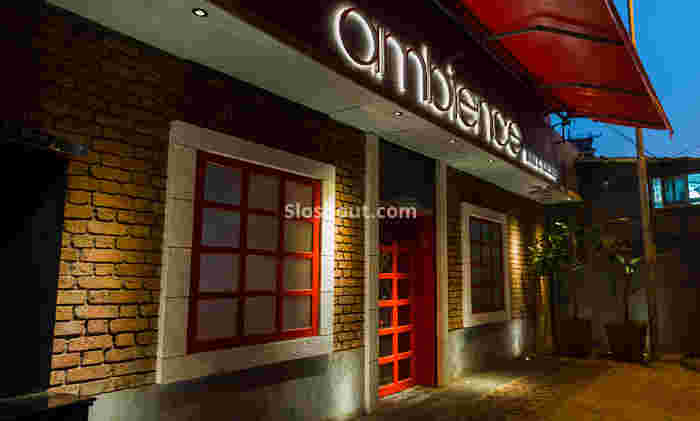 Interior of ambience bar and kitchen Lower Parel