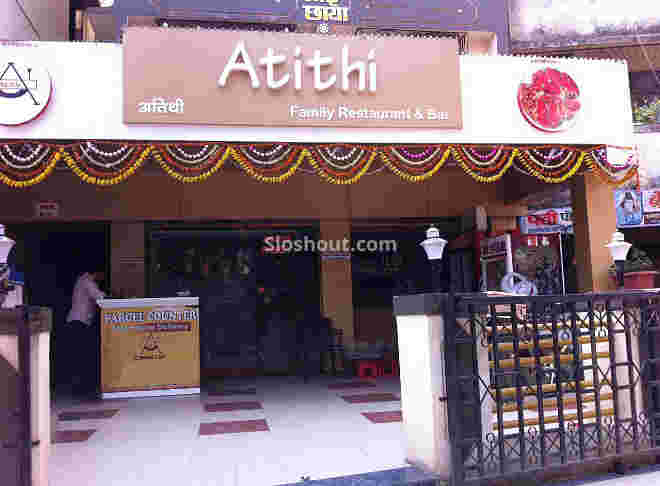 Interior of atithi family restaurant and bar Dombivali East