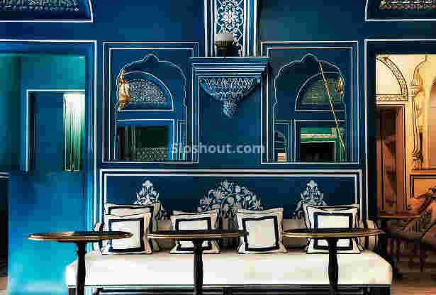 Interior of bar palladio jaipur Narayan Singh Circle