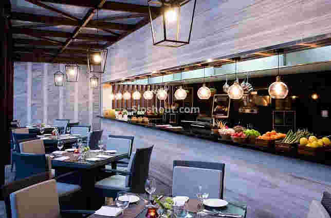 Interior of bgs poolside bar and grill Bellandur