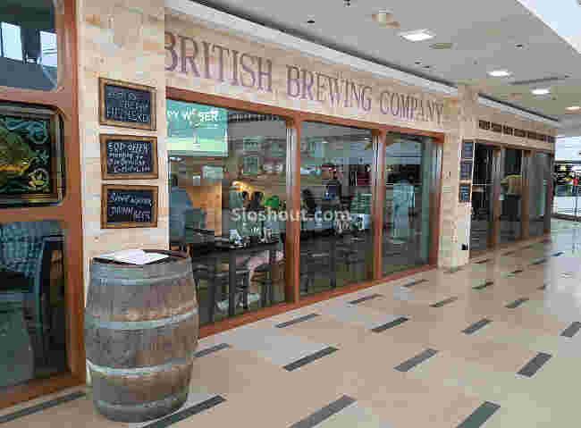 Interior of british brewing company Vashi