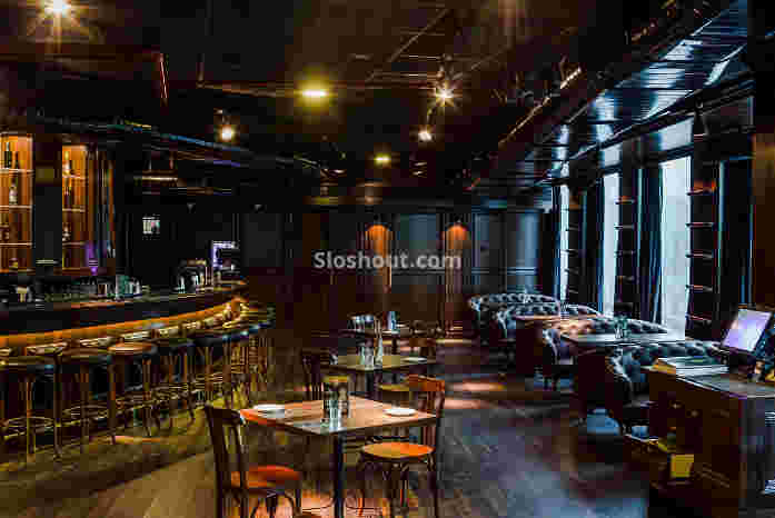 Interior of burn - kitchen and malt room Bandra Kurla Complex