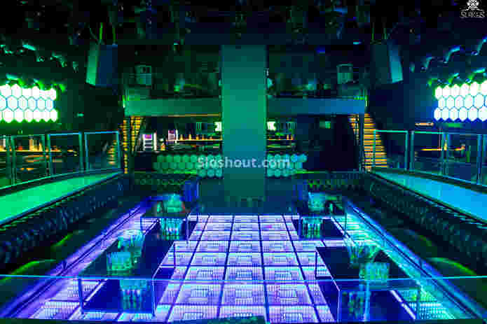 Interior of club sirkus Santacruz East