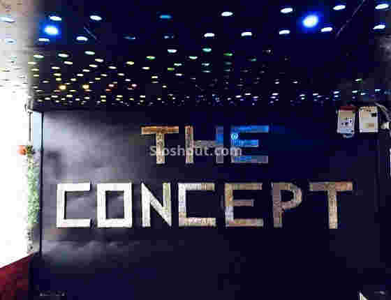 Interior of concept lounge and disc Gomti Nagar