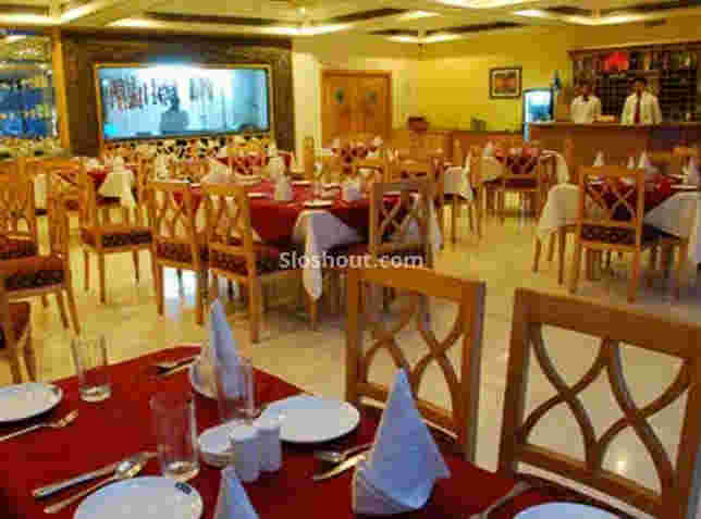 Interior of dee choice restaurant   bar - dee marks hotel   re Mahipalpur