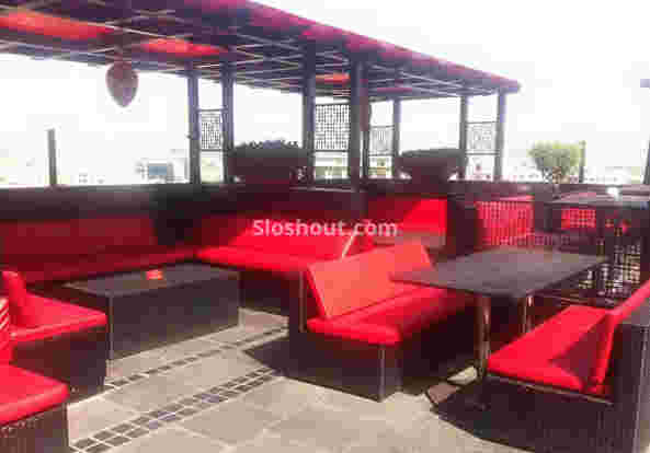 Interior of dragon club and terrace lounge C Scheme
