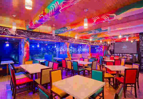 Interior of fc grill house FC Road