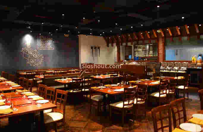 Interior of flame n grill restaurant Kankurgachi