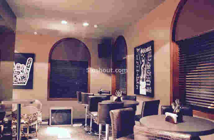 Interior of frolic lounge and bar - hotel sai palace grand Malad West
