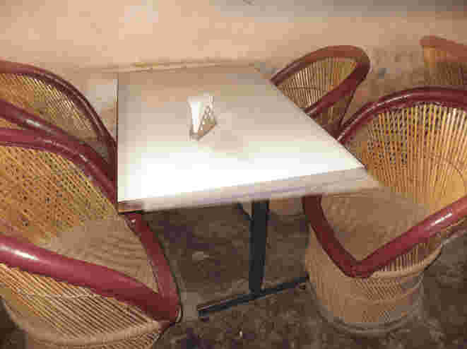 Interior of green hut Udyog Vihar