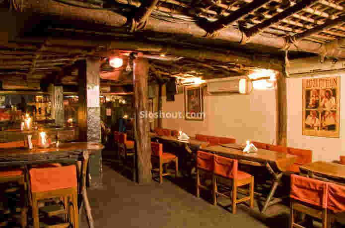 Interior of hawaiian shack Linking Road