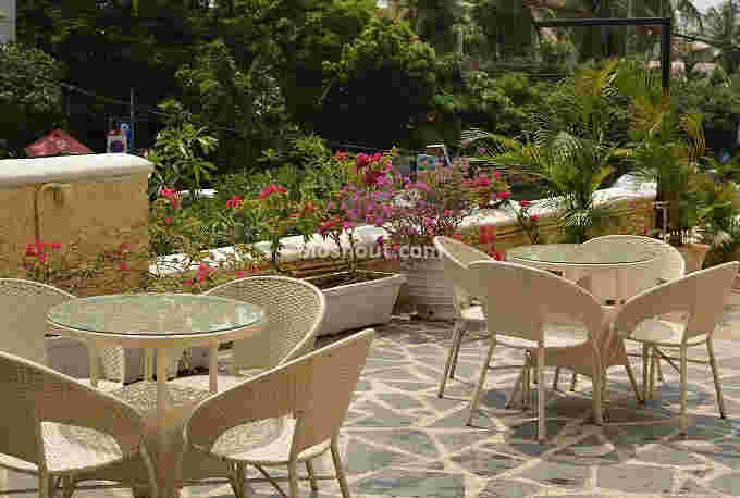 Interior of heart cup coffee Jubilee Hills