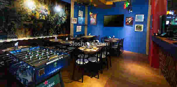 Interior of hidden place - the hangout Kothrud