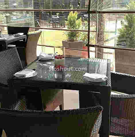 Interior of high point bar and restaurant Lonavala