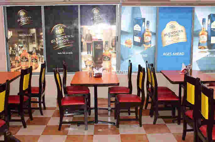 Interior of hing bar and restaurant Salt Lake