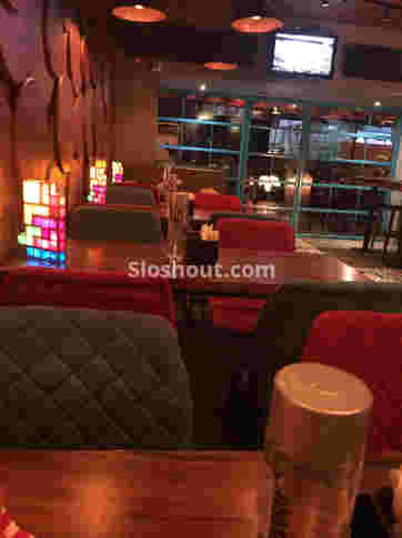 Interior of hopscotch - bar and brasserie Linking Road