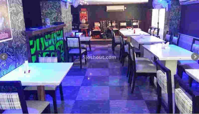 Interior of king bar and restaurant Paharganj