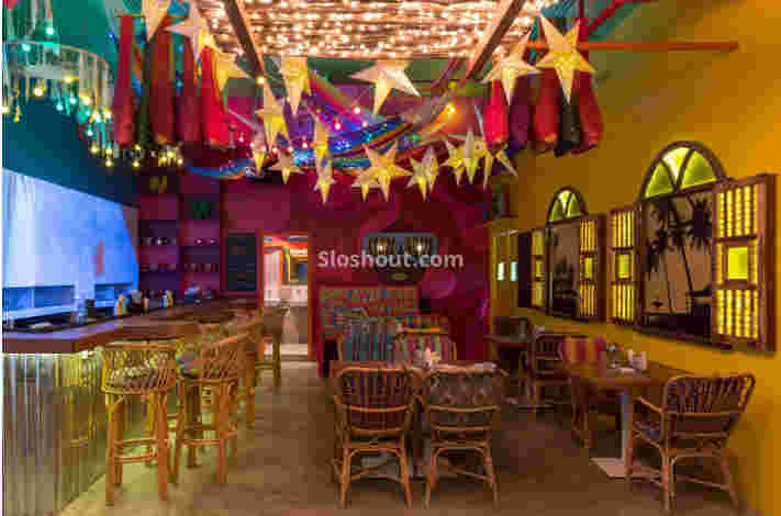 Interior of lady baga Lower Parel