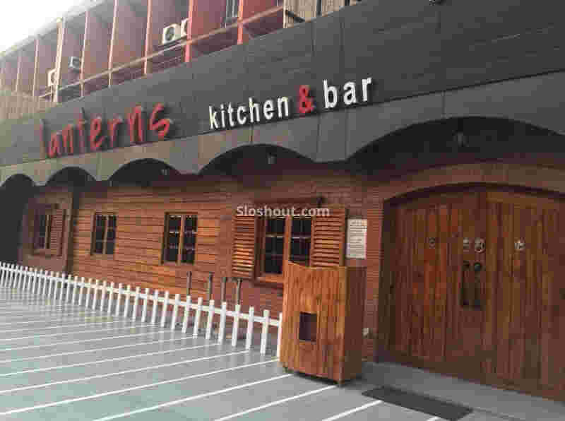 Interior of lanterns kitchen bar Rajendra Place