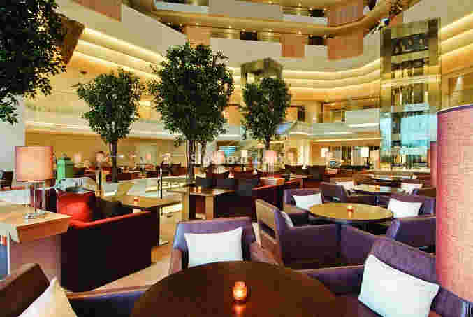 Interior of lobby lounge Teynampet