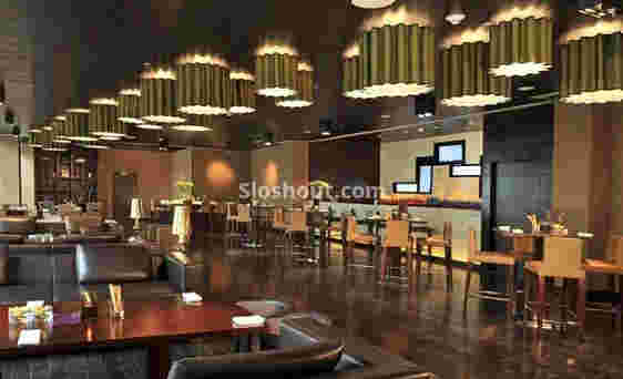 Interior of lounge 18 - jaipur marriott hotel Tonk Road