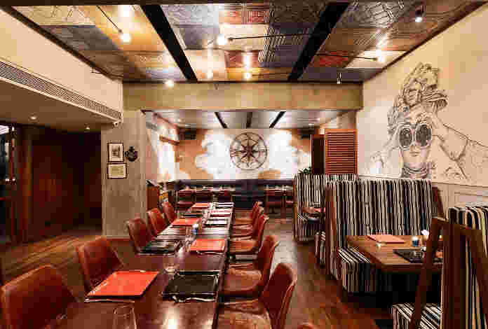 Interior of myxx Juhu