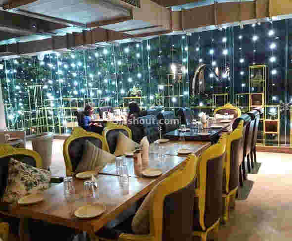Interior of once upon a rooftop Jayanagar