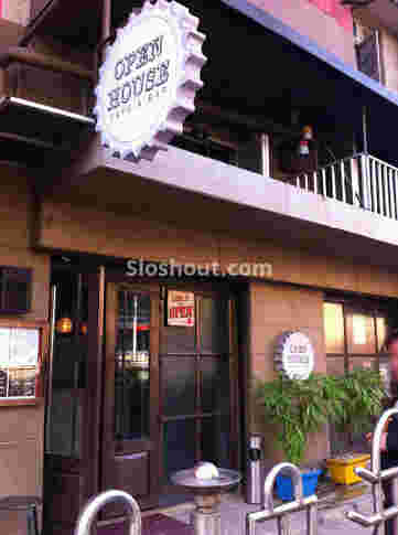Interior of open house cafe and bar Dadar Shivaji Park