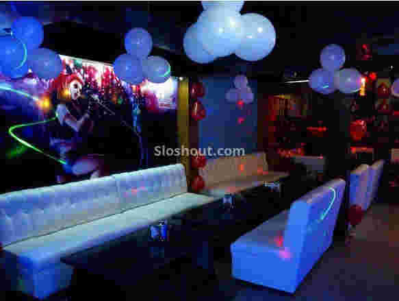 Interior of p2 pink panther restaurant and bar Mahanagar
