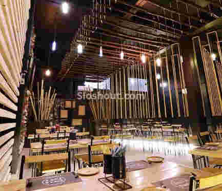 Interior of pegs and pipes Pimpri