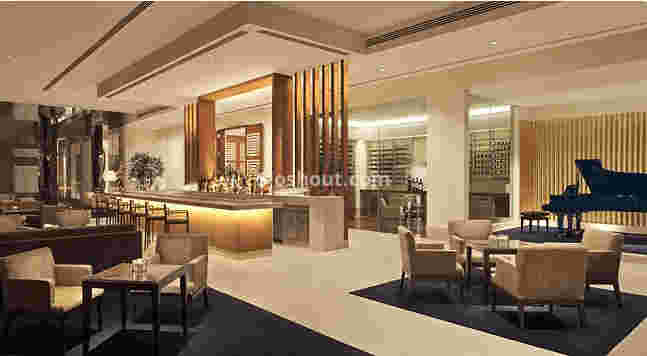 Interior of piano bar - the oberoi Udyog Vihar