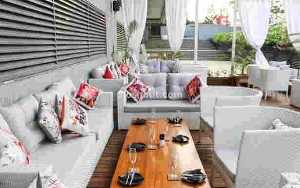 Interior of playboy beer garden Baner
