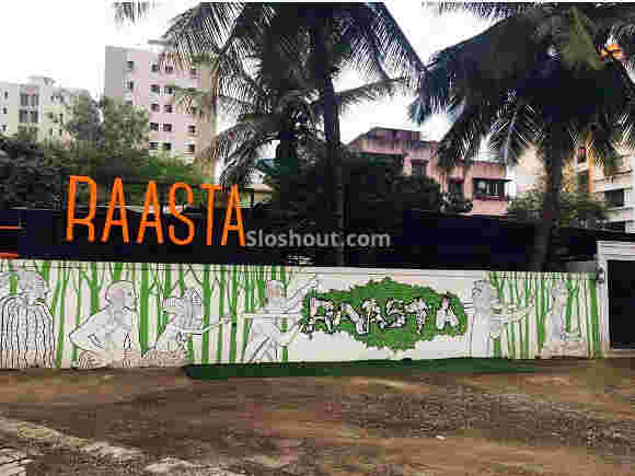 Interior of raasta cafe Baner