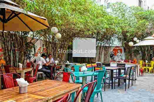 Interior of raasta cafe Rasta Peth
