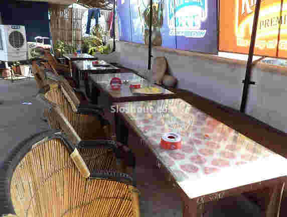 Interior of rajwada roof top restaurant Civil Lines