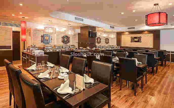 Interior of red xpress Salt Lake