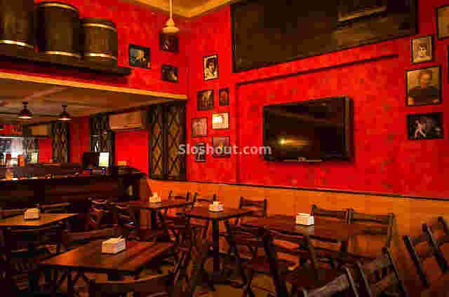 Interior of road house bluez Azad Nagar