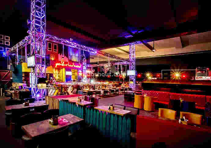Interior of rude lounge Powai