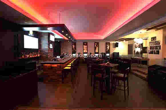 Interior of score sports bar Malad West