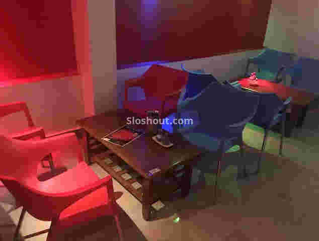 Interior of seventh sense bar Semmancheri