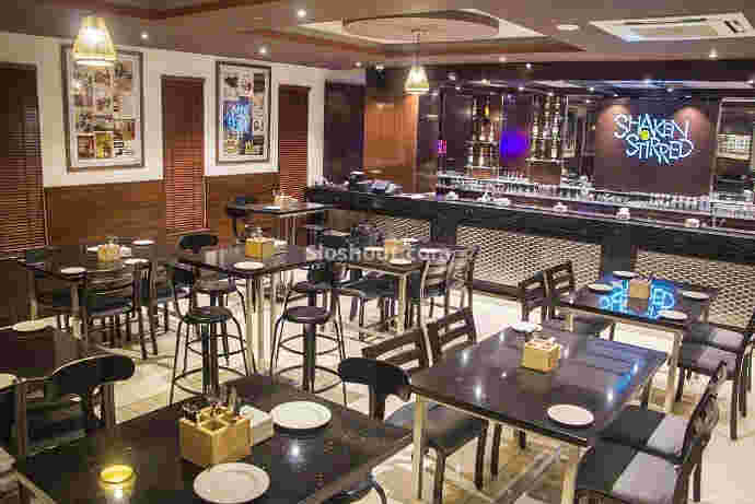 Interior of shaken and stirred Race Course Road