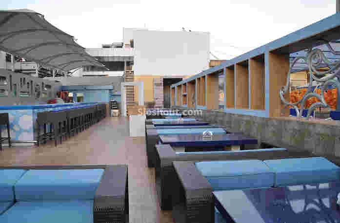 Interior of sheesha sky lounge Veera Desai Area