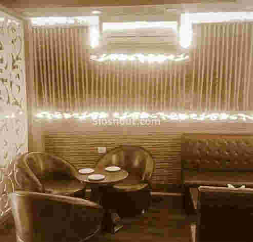 Interior of shooters lounge and bar GTB Nagar
